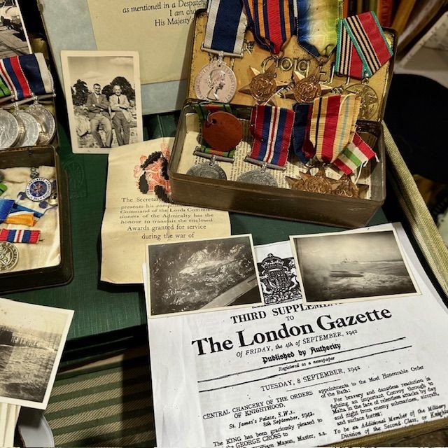 b2ap3_large_Father-and-Son-Medal-Grouping-5 ***New In***A Superb WW1 and WW2 Father and Son Medal Grouping Mentioned in Dispatches (MiD) and Huge Amount of Family Ephemera. - Armoury Antiques | Marlborough Antiques