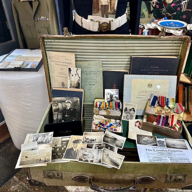 b2ap3_large_Father-and-Son-Medal-Grouping-7 ***New In***A Superb WW1 and WW2 Father and Son Medal Grouping Mentioned in Dispatches (MiD) and Huge Amount of Family Ephemera. - Armoury Antiques | Marlborough Antiques