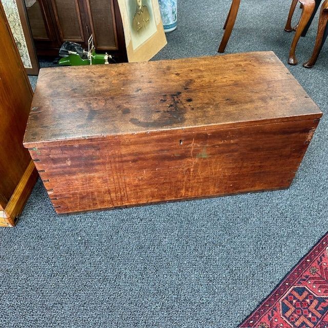***New In***A Superb Antique c1850 Kauri Chest.