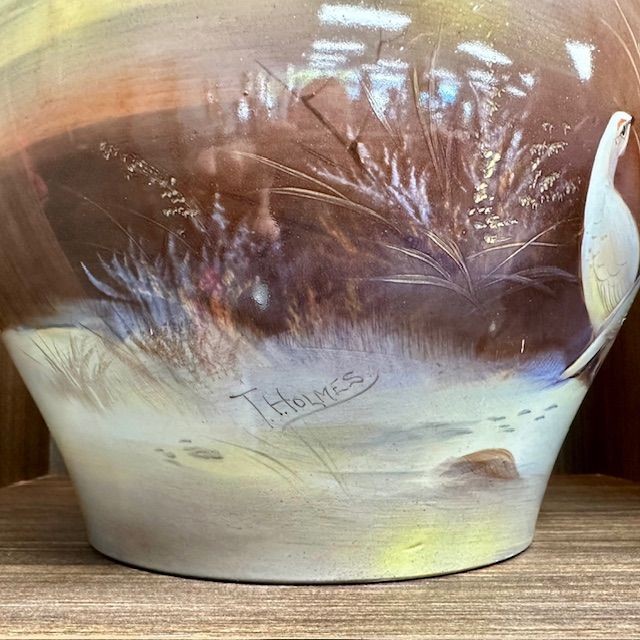 img_large_Worcester-Vase-2 ***New In***A Stunning Antique Vase Painted by T. Holmes - Armoury Antiques | Marlborough Antiques