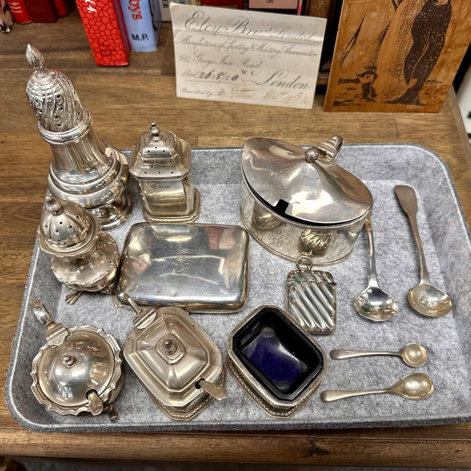 ***NOW SOLD***A Small Collection of English Solid Silver Dating From 1797 to 1904.
